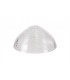 3 Light Telescopic Ceiling Pendant E27 With 33.5cm Prismatic Glass Shade, Antique Brass, Clear - 11