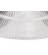 3 Light Telescopic Ceiling Pendant E27 With 30cm Cone Glass Shade, Polished Nickel, Clear - 5