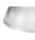 3 Light Telescopic Ceiling Pendant E27 With 38cm Dome Glass Shade, Polished Nickel, Clear - 4