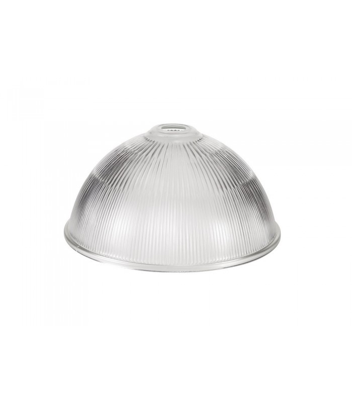 3 Light Telescopic Ceiling Pendant E27 With 38cm Dome Glass Shade, Polished Nickel, Clear - 6