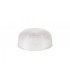 3 Light Telescopic Ceiling Pendant E27 With 26.5cm Prismatic Glass Shade, Polished Nickel, Clear - 6