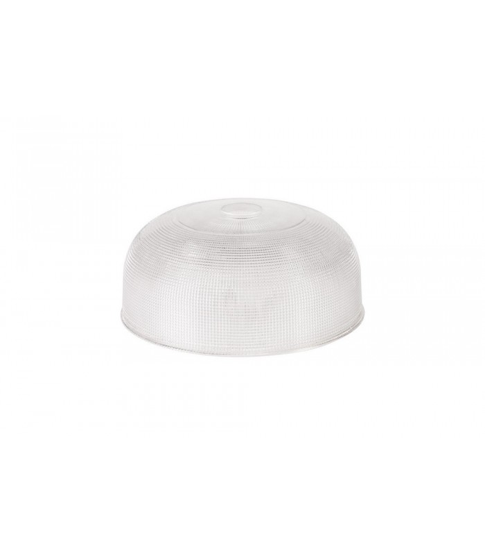 3 Light Telescopic Ceiling Pendant E27 With 26.5cm Prismatic Glass Shade, Polished Nickel, Clear - 6