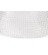 3 Light Telescopic Ceiling Pendant E27 With 30cm Prismatic Glass Shade, Polished Nickel, Clear - 10