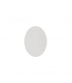 Magnetic Base Wall Lamp, 12W LED 3000K 498lm, 15cm Round, Sand White - 1