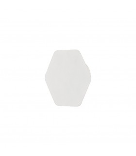 Magnetic Base Wall Lamp, 12W LED 3000K 498lm, 15cm Horizontal Hexagonal, Sand White - 1