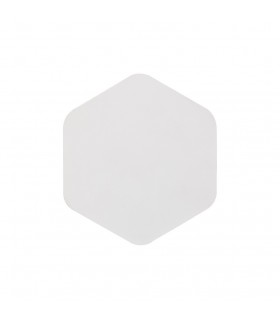 Magnetic Base Wall Lamp, 12W LED 3000K 498lm, 20cm Vertical Hexagonal, Sand White - 1