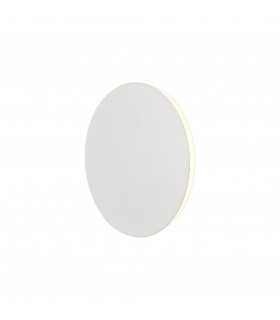 Magnetic Base Wall Lamp, 12W LED 3000K 498lm, 20, 19cm Round Centre, Sand White, Acrylic Frosted Diffuser - 1