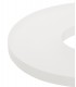 Magnetic Base Wall Lamp, 12W LED 3000K 498lm, 15, 19cm Vertical Hexagonal Centre, Sand White, Round Acrylic Frosted Diffuser - 1