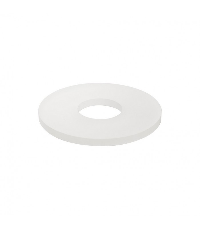 Magnetic Base Wall Lamp, 12W LED 3000K 498lm, 15, 19cm Vertical Hexagonal Centre, Sand White, Round Acrylic Frosted Diffuser - 1