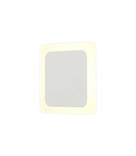 Magnetic Base Wall Lamp, 12W LED 3000K 498lm, 15, 19cm Square Centre, Sand White, Acrylic Frosted Diffuser - 1