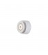 Magnetic Base Wall Lamp, 12W LED 3000K 498lm, 15cm Round 19cm Horizontal Hexagonal Centre, Sand White, Acrylic Frosted Diffuser 