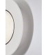 Magnetic Base Wall Lamp, 12W LED 3000K 498lm, 15cm Round 19cm Horizontal Hexagonal Centre, Sand White, Acrylic Frosted Diffuser 