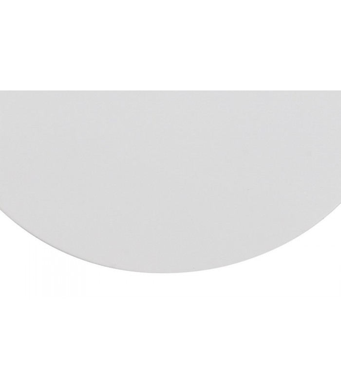 Magnetic Base Wall Lamp, 12W LED 3000K 498lm, 15cm Round 19cm Horizontal Hexagonal Centre, Sand White, Acrylic Frosted Diffuser 