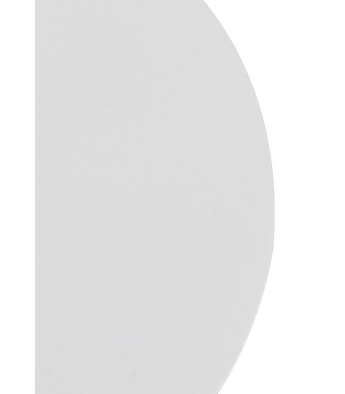 Magnetic Base Wall Lamp, 12W LED 3000K 498lm, 15cm Round 19cm Horizontal Hexagonal Centre, Sand White, Acrylic Frosted Diffuser 