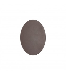 Magnetic Base Wall Lamp, 12W LED 3000K 498lm, 20cm Round, Coffee - 1