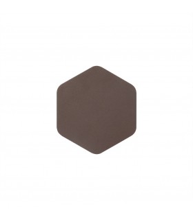 Magnetic Base Wall Lamp, 12W LED 3000K 498lm, 15cm Vertical Hexagonal, Coffee - 1