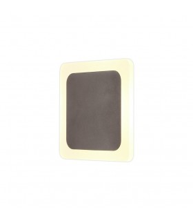 Magnetic Base Wall Lamp, 12W LED 3000K 498lm, 15, 19cm Square Centre, Coffee, Acrylic Frosted Diffuser - 1