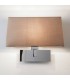 1 Light Indoor Wall Light Polished Nickel  - Shade Not Included, E27 - 2
