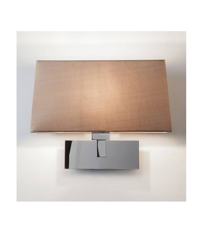 1 Light Indoor Wall Light Polished Nickel  - Shade Not Included, E27 - 2