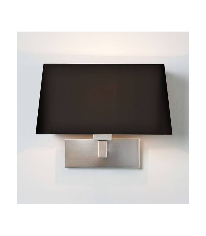 1 Light Indoor Wall Light Matt Nickel - Shade Not Included, E27 - 3