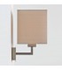 1 Light Indoor Wall Light Matt Nickel - Shade Not Included, E27 - 2