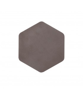 Magnetic Base Wall Lamp, 12W LED 3000K 498lm, 20, 19cm Vertical Hexagonal Centre, Coffee, Acrylic Frosted Diffuser - 1