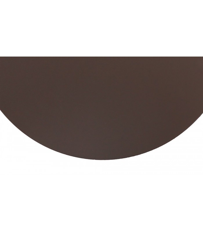 Magnetic Base Wall Lamp, 12W LED 3000K 498lm, 15cm Round 19cm Horizontal Hexagonal Centre, Coffee, Acrylic Frosted Diffuser - 13