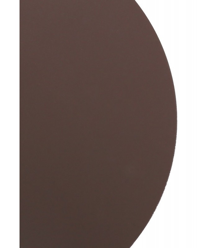 Magnetic Base Wall Lamp, 12W LED 3000K 498lm, 15cm Round 19cm Horizontal Hexagonal Centre, Coffee, Acrylic Frosted Diffuser - 14