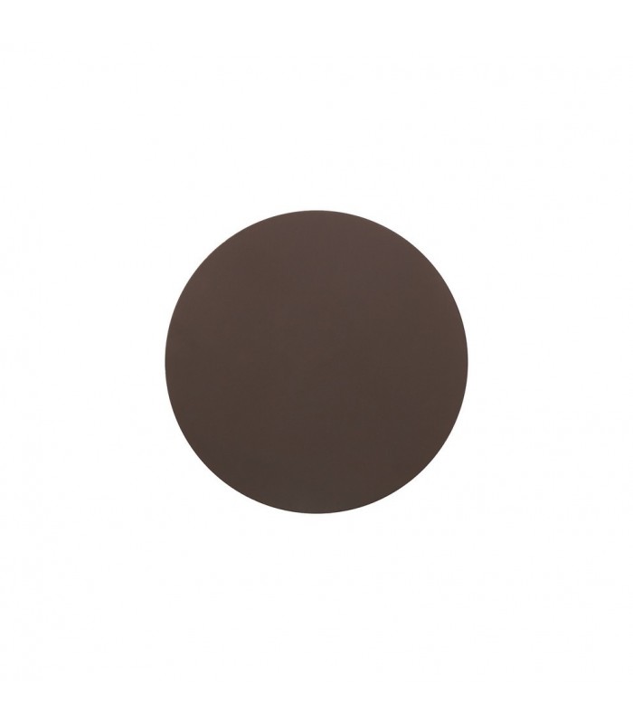 Magnetic Base Wall Lamp, 12W LED 3000K 498lm, 15cm Round 19cm Horizontal Hexagonal Centre, Coffee, Acrylic Frosted Diffuser - 15