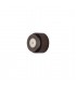 Magnetic Base Wall Lamp, 12W LED 3000K 498lm, 15, 19cm Vertical Hexagonal Centre, Coffee, Acrylic Frosted Diffuser - 7