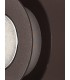 Magnetic Base Wall Lamp, 12W LED 3000K 498lm, 15, 19cm Vertical Hexagonal Centre, Coffee, Acrylic Frosted Diffuser - 9