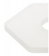 Magnetic Base Wall Lamp, 12W LED 3000K 498lm, 15, 19cm Vertical Hexagonal Bottom Offset, Coffee, Acrylic Frosted Diffuser - 4
