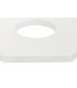 Magnetic Base Wall Lamp, 12W LED 3000K 498lm, 15, 19cm Vertical Hexagonal Bottom Offset, Coffee, Acrylic Frosted Diffuser - 5
