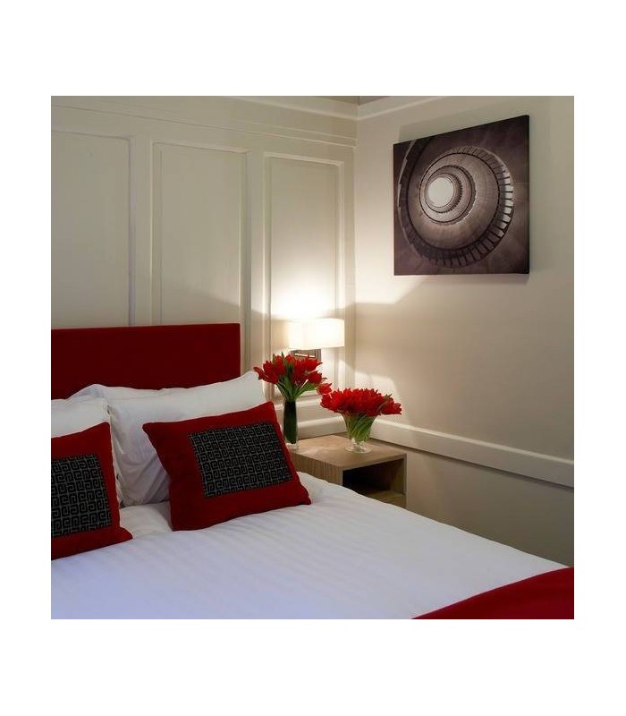 1 Light Indoor Wall Light Matt Nickel with White Shade, E14 - 2