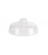 Dome Ceiling Pendant With 38cm Flat Round Shade, 1 x E27, Antique Brass, Clear Glass - 7