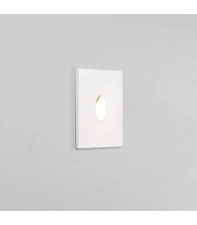 LED 1 Light Outdoor Recessed Marker Wall Light White IP65 - 1