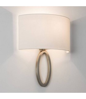 1 Light Indoor Wall Light Matt Nickel, E27 - 1