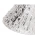 Linear Ceiling Pendant With 38cm Patterned Round Shade, 3 x E27, Polished Nickel, Clear Glass - 5