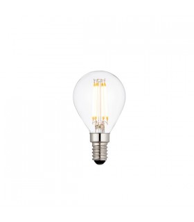 Accessory Clear Glass & Bright Nickel Bulb Dimmable IP20 - E14 - 1