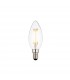 Accessory Clear Glass & Bright Nickel Bulb Dimmable IP20 - E14 - 1