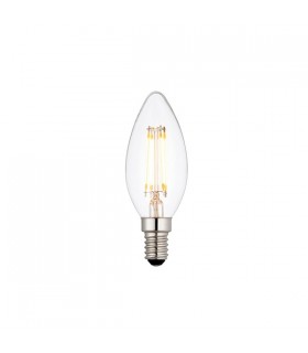Accessory Clear Glass & Bright Nickel Bulb Dimmable IP20 - E14 - 1