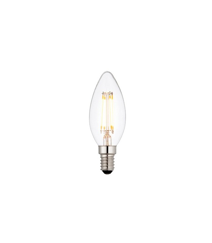 Accessory Clear Glass & Bright Nickel Bulb Dimmable IP20 - E14 - 1