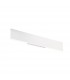 Integrated LED Wall Textured Matt White Paint & Frosted Acrylic 2 Light Dimmable IP20 - 1