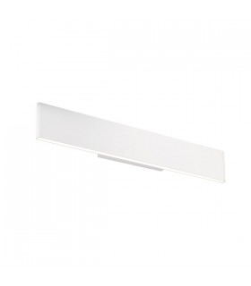Integrated LED Wall Textured Matt White Paint & Frosted Acrylic 2 Light Dimmable IP20 - 1