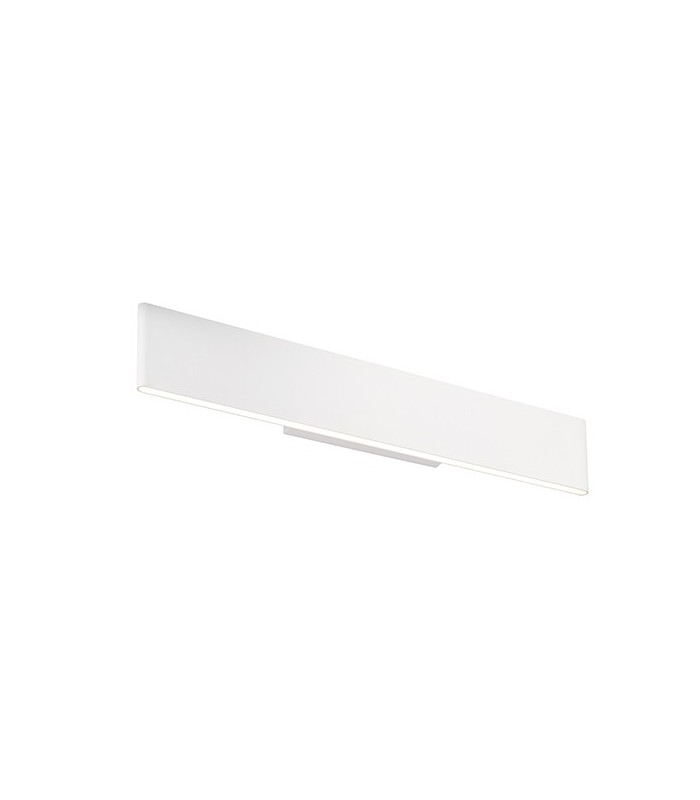 Integrated LED Wall Textured Matt White Paint & Frosted Acrylic 2 Light Dimmable IP20 - 1