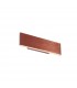 Integrated LED Wall Dark Brushed Copper Plate & Frosted Acrylic 2 Light Dimmable IP20 - 1