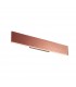 Integrated LED Wall Dark Brushed Copper Plate & Frosted Acrylic 2 Light Dimmable IP20 - 1
