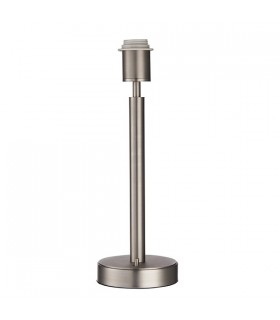 Table Lamp Matt Nickel Plate 1 Light IP20 - E27 (Shade Sold Separately) - 1