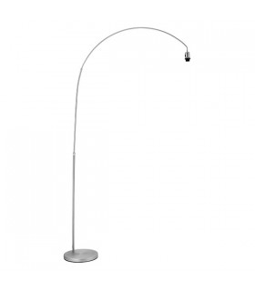 Floor Lamp Matt Nickel Plate 1 Light IP20 - E27 (Shade Sold Separately) - 1