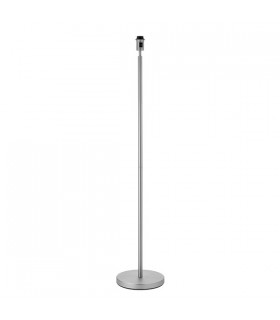 Floor Lamp Matt Nickel Plate 1 Light IP20 - E27 (Shade Sold Separately) - 1